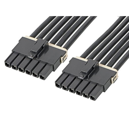 Molex Mega-Fit Female-To-Mega-Fit Female Off-The-Shelf (Ots) Cable Assembly, Single Row, 300.00Mm Length 2164001062